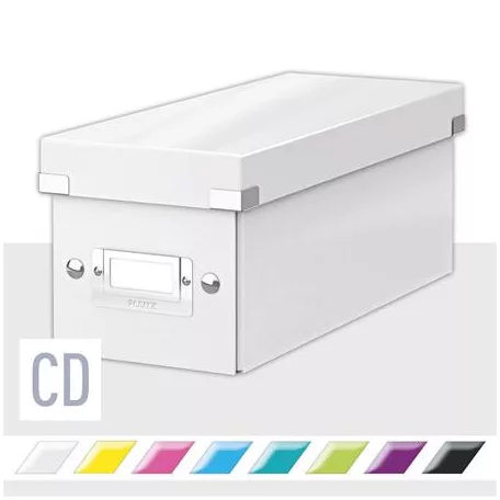 LEITZ CD-doboz, LEITZ "Click&Store", fehér