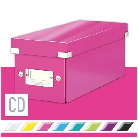 LEITZ CD-doboz, LEITZ "Click&Store", rózsaszín