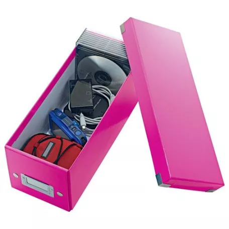 LEITZ CD-doboz, LEITZ "Click&Store", rózsaszín