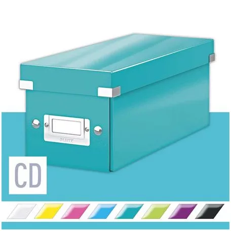 LEITZ CD-doboz, LEITZ "Click&Store", jégkék
