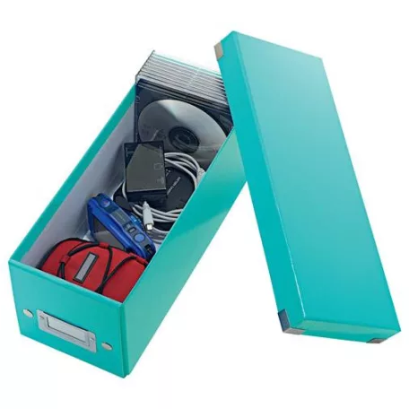 LEITZ CD-doboz, LEITZ "Click&Store", jégkék