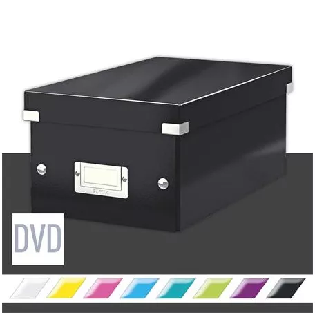 LEITZ DVD-doboz, LEITZ "Click&Store", fekete