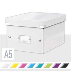   LEITZ Doboz, A5 méret, LEITZ "Click&Store", fehér