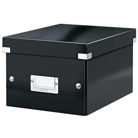 LEITZ Doboz, A5 méret, LEITZ "Click&Store", fekete