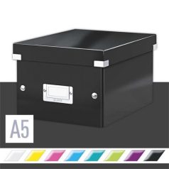   LEITZ Doboz, A5 méret, LEITZ "Click&Store", fekete