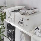 LEITZ Doboz, A4 méret, LEITZ "Click&Store", fehér