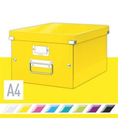   LEITZ Doboz, A4 méret, LEITZ "Click&Store", sárga