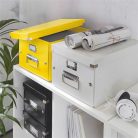 LEITZ Doboz, A4 méret, LEITZ "Click&Store", sárga