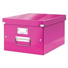LEITZ Doboz, A4 méret, LEITZ "Click&Store", rózsaszín