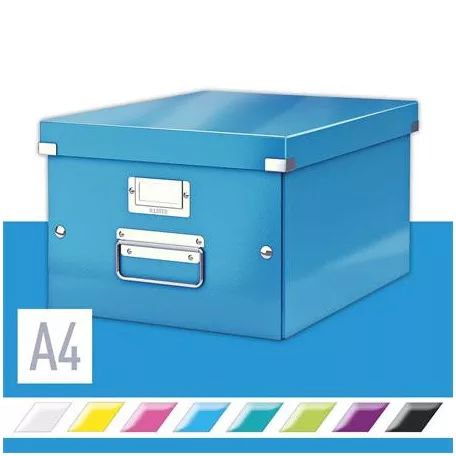 LEITZ Doboz, A4 méret, LEITZ "Click&Store", kék
