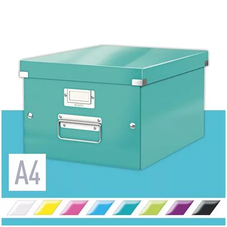 LEITZ Doboz, A4 méret, LEITZ "Click&Store", jégkék