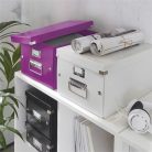 LEITZ Doboz, A4 méret, LEITZ "Click&Store", lila