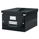 LEITZ Doboz, A4 méret, LEITZ "Click&Store", fekete