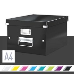   LEITZ Doboz, A4 méret, LEITZ "Click&Store", fekete