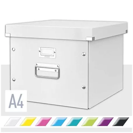 LEITZ Irattároló doboz, függőmappának, LEITZ "Click&Store", fehér