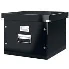 LEITZ Irattároló doboz, függőmappának, LEITZ "Click&Store", fekete