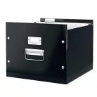 LEITZ Irattároló doboz, függőmappának, LEITZ "Click&Store", fekete