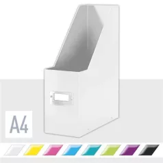   LEITZ Iratpapucs, PP/karton, 95 mm, LEITZ "Click&Store", fehér