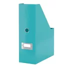 LEITZ Iratpapucs, PP/karton, 95 mm, LEITZ "Click&Store", jégkék