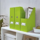 LEITZ Iratpapucs, PP/karton, 95 mm, LEITZ "Click&Store", zöld