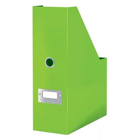 LEITZ Iratpapucs, PP/karton, 95 mm, LEITZ "Click&Store", zöld
