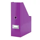 LEITZ Iratpapucs, PP/karton, 95 mm, LEITZ "Click&Store", lila
