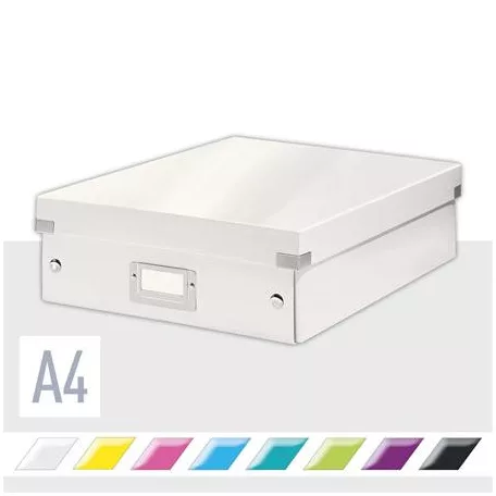 LEITZ Doboz, rendszerező, M méret, LEITZ "Click&Store", fehér