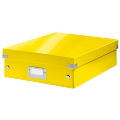   LEITZ Doboz, rendszerező, M méret, LEITZ "Click&Store", sárga