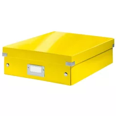   LEITZ Doboz, rendszerező, M méret, LEITZ "Click&Store", sárga