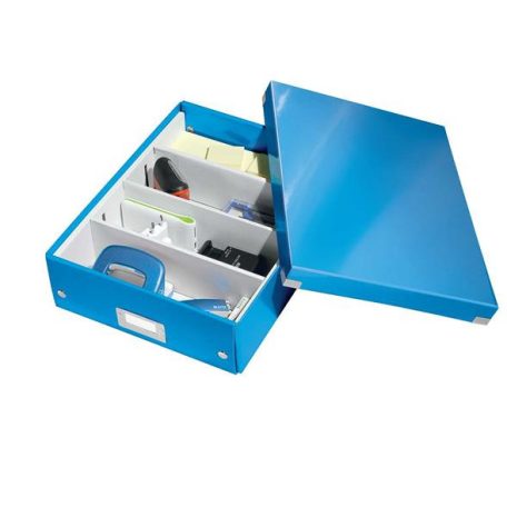 LEITZ Doboz, rendszerező, M méret, LEITZ "Click&Store", kék