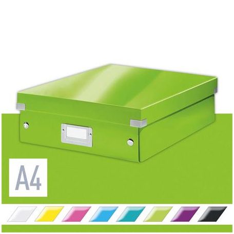 LEITZ Doboz, rendszerező, M méret, LEITZ "Click&Store", zöld