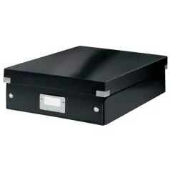   LEITZ Doboz, rendszerező, M méret, LEITZ "Click&Store", fekete