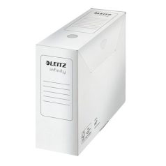   LEITZ Archiválódoboz, A4, 100 mm, LEITZ "Infinity", fehér