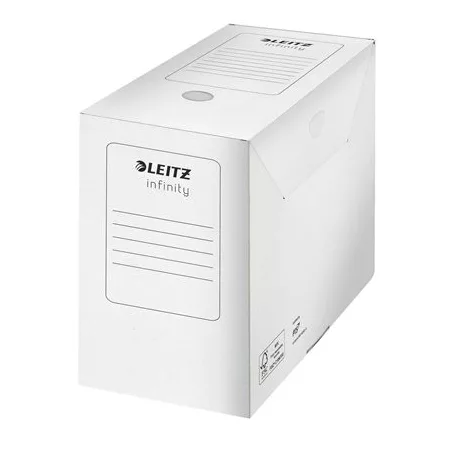 LEITZ Archiválódoboz, A4, 150 mm, LEITZ "Infinity", fehér