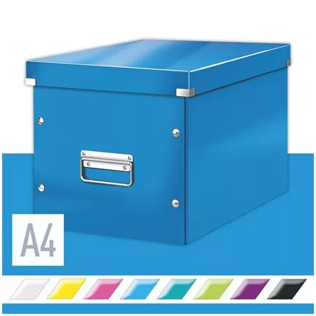 LEITZ Doboz, L méret, LEITZ "Click&Store", kék