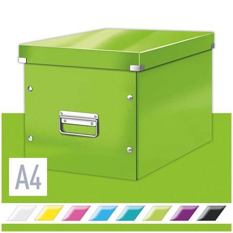 LEITZ Doboz, L méret, LEITZ "Click&Store", zöld