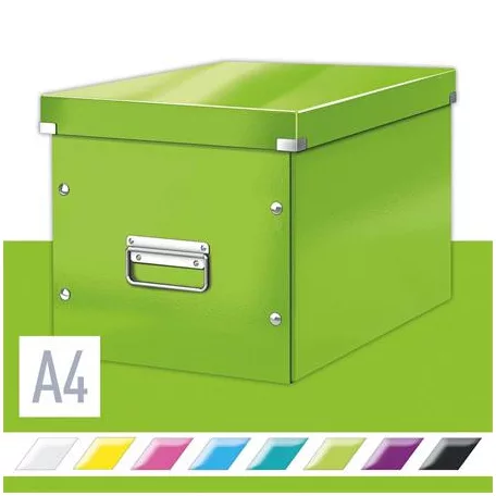LEITZ Doboz, L méret, LEITZ "Click&Store", zöld