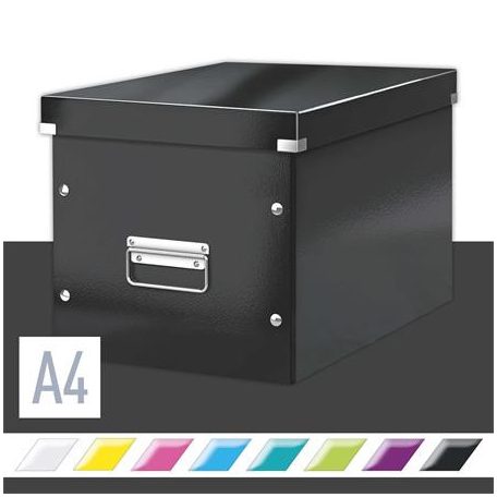 LEITZ Doboz, L méret, LEITZ "Click&Store", fekete