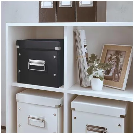 LEITZ Doboz, M méret, LEITZ "Click&Store", fekete
