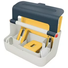   LEITZ Tárolódoboz, mobil, fogantyúval, LEITZ "Cosy", bársony szürke