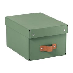   LEITZ Tárolódoboz, S méret, LEITZ "Puro", zsályazöld