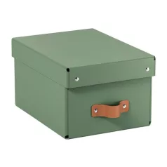   LEITZ Tárolódoboz, S méret, LEITZ "Puro", zsályazöld