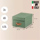 LEITZ Tárolódoboz, S méret, LEITZ "Puro", zsályazöld