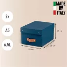 LEITZ Tárolódoboz, S méret, LEITZ "Puro", óceánkék