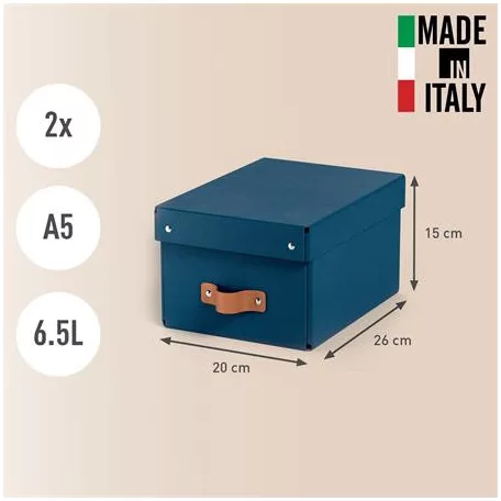 LEITZ Tárolódoboz, S méret, LEITZ "Puro", óceánkék
