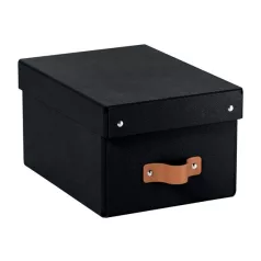   LEITZ Tárolódoboz, S méret, LEITZ "Puro", fekete