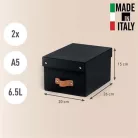 LEITZ Tárolódoboz, S méret, LEITZ "Puro", fekete