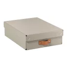 LEITZ Tárolódoboz, M méret, alacsony, LEITZ "Puro", homokbézs