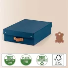 LEITZ Tárolódoboz, M méret, alacsony, LEITZ "Puro", óceánkék