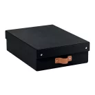 LEITZ Tárolódoboz, M méret, alacsony, LEITZ "Puro", fekete